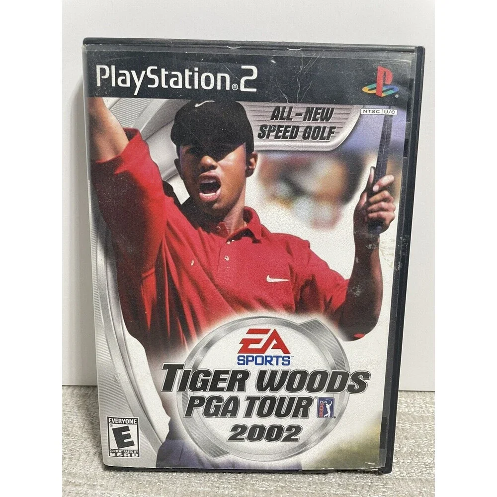 Tiger Woods PGA Tour 2002 (Sony PlayStation 2, 2002) Tested And Works